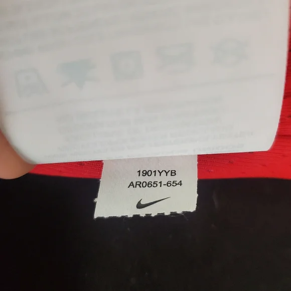 Nike FIBA 3x3 Reversible Basketball Jersey #7 Black/Red AR0651-654 Mens 3XL Tall - Picture 7 of 7